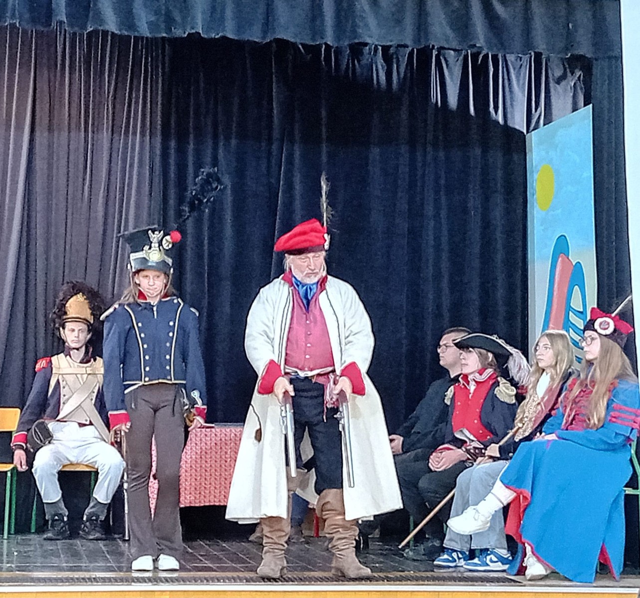 Żywa lekcja historii w naszej szkole