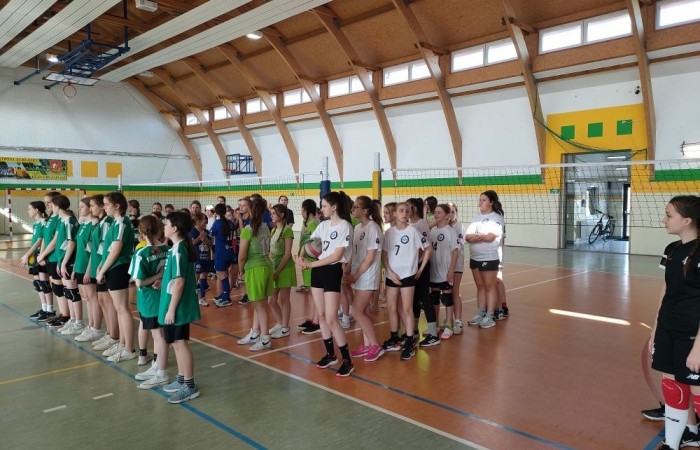 Reprezentacja naszej Podstawówki w tegorocznych rozgrywkach była gościem Zespołu Szkół w Gronowie Elbląskim.  Do rywalizacji 14.03.2024r. (czwartek ) stawiło się siedem drużyn naszego powiatu. Szkoły z: Godkowa, Pilony, Rogajn, Młynar, SP 1 Pasłęk, SP 2 Pasłęk oraz organizator Gronowo Elbląskie. Wszystkie drużyny prezentowały się bardzo dobrze udowadniając w każdym meczu, że żadna z ekip nie trafiła tu przypadkowo. Mimo młodego wieku, zawodniczki zaskakiwały silną zagrywką, poprawnym odbiorem,  czy rozegraniem piłki. Gra toczyła się do dwóch wygranych setów. W wielu przypadkach wyrównanej gry to jednak nie wystarczało i o rozstrzygnięciu musiał decydować dodatkowy tie-break. Tak było w każdym rozegranym przez nasz zespół meczu. Po niełatwej, emocjonującej rywalizacji w ostatnim naszym meczu ulegliśmy drużynie z Młynar ostatecznie zajmując czwarte miejsce.