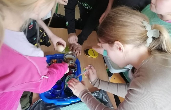 Za oknem już widać piękne słońce zwiastujące wiosnę, którą nasi uczniowie postanowili zaprosić do środka zakładając klasowe ogródki. Wysiana przez nas rzeżucha, miała uświetnić również Święta Wielkanocne. Przygotowując się do nich ciężko pracowaliśmy, tworząc piękne palmy, dekoracje, malując jajka, a nawet wykorzystując je do zabaw badawczych. Jak się spisaliśmy? Możecie zobaczyć na zdjęciach. 