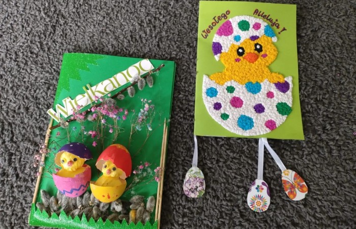 Z radością przedstawiamy wyniki konkursu plastycznego na Najpiękniejszą Kartkę Wielkanocną. Wszystkim uczestnikom konkursu oraz laureatom serdecznie gratulujemy. 
Wybór zwycięzców był trudny, ponieważ wszystkie prace były przepiękne i oryginalne. 