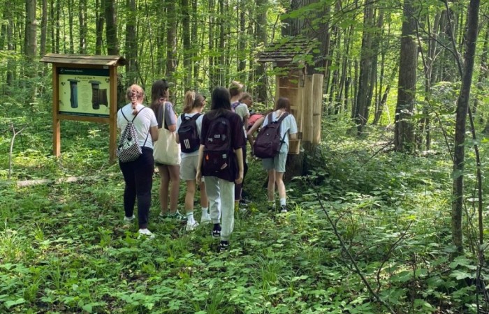 Kolejne działanie w ramach projektu Erasmus Discovering Carrers in Europe . Dziś uczniowie klas siódmych mieli okazję poznać zawód leśnika. Była wyprawa do lasu, ścieżka edukacyjna i fantastyczne opowieści pani leśnik o tym jaki jest las, na czym polega zawód leśnika i co trzeba zrobić alby móc  wykonywać tak piękną pracę. Pobyt zakończony ogniskiem i oczywiście pieczonymi w nim kiełbaskami. Dziękujemy Nadleśnictwu Młynary za gościnność i piękną lekcję przyrody. Nawet wszechobecne komary nie były w stanie zepsuć mam przyjemności dzisiejszego dnia.