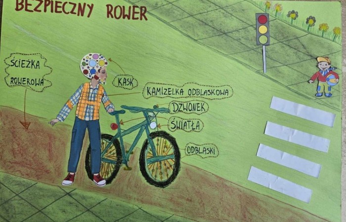 Dnia 7.06.2024 r. uczniowie naszej szkoły zdali egzamin z Bezpieczeństwa Ruchu Drogowego. Egzamin teoretyczny i praktyczny z wynikiem pozytywnym osiągnęło 56 uczniów. Wszystkie wskazówki bezpiecznej drogi i zasady poruszania się po drogach przypomnieli nam policjanci z Komisariatu w Pasłęku. Aktywnie pomagali przy organizacji egzaminu praktycznego na kartę rowerową: asp. szt. Piotr Pawlikowski , st. asp. Karol Paluch , mł. asp. Agnieszka Sierpińska oraz pedagog szkolny Beata Ziębicka .
Dziękujemy za wsparcie !!!  
Uczniowie bezpieczne zachowania na drodze promowali także w konkursie plastycznym „Safe Bike ‘’ nawiązując do ekologicznych środków transportu. Czekamy na wyniki konkursu-trzymajcie kciuki !!! 