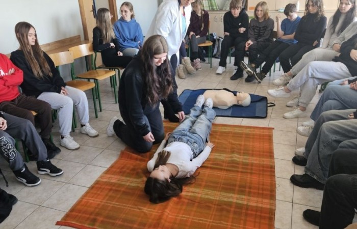 Klasy 8a i 8b brały udział w warsztatach 