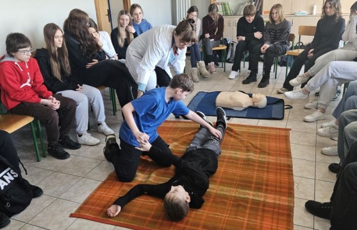 Klasy 8a i 8b brały udział w warsztatach 