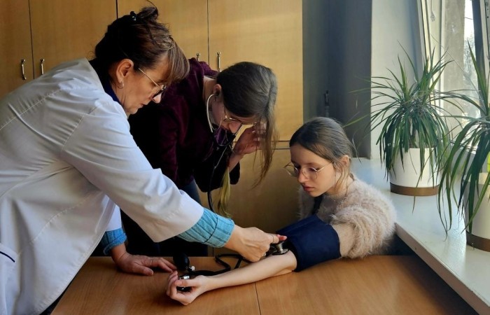 Klasy 8a i 8b brały udział w warsztatach 