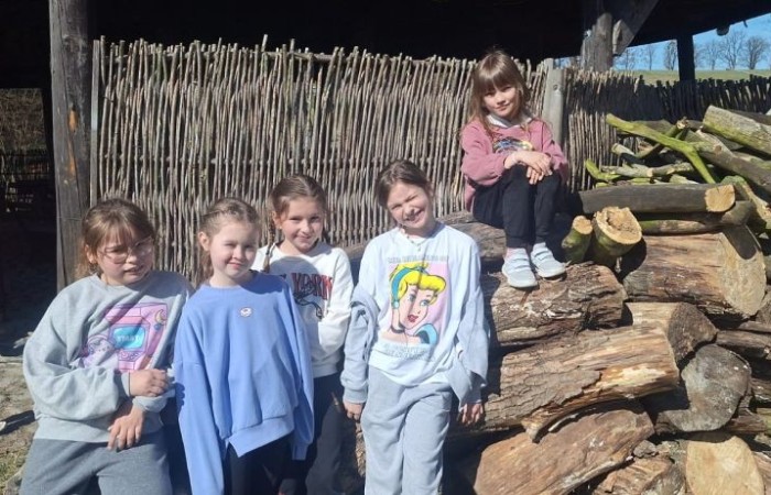 Uczniowie klas 1-3, w ramach projektu S.Z.U.M., uczestniczyli w dwudniowej wycieczce do Ekofarmy Vitalis. Była to doskonała okazja do spędzenia czasu na łonie natury i pogłębienia wiedzy ekologicznej. Pierwszy dzień rozpocznął się od przyjazdu i zakwaterowania, po czym uczestnicy mieli okazję wziąć udział w karmieniu zwierząt, co pozwoło im na bliższe poznanie różnych gatunków i ich zwyczajów. Po południu odbyły się warsztaty proekologiczne, podczas których uczestnicy dowiedzieli się, jak można dbać o środowisko w codziennym życiu. Wieczorem uczestnicy projektu mogli spędzić wspólnie czas przy ognisku, które stworzyło przestrzeń do integracji i wspólnej zabawy. Drugi dzień był wypełniony zabawami na świeżym powietrzu, z możliwością obcowania z przyrodą oraz poznawania jej tajemnic. To wyjątkowe doświadczenie z pewnością wzbogaciło wiedzę uczestników i będzie inspiracją do działań na rzecz ochrony środowiska.