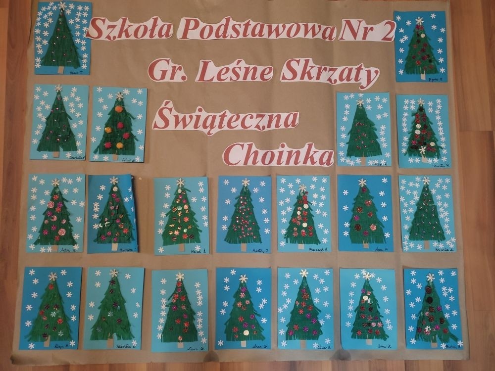 Kolorowa współpraca – prace plastyczne przedszkolaków z SP2 w okręgowej stacji kontroli pojazdów