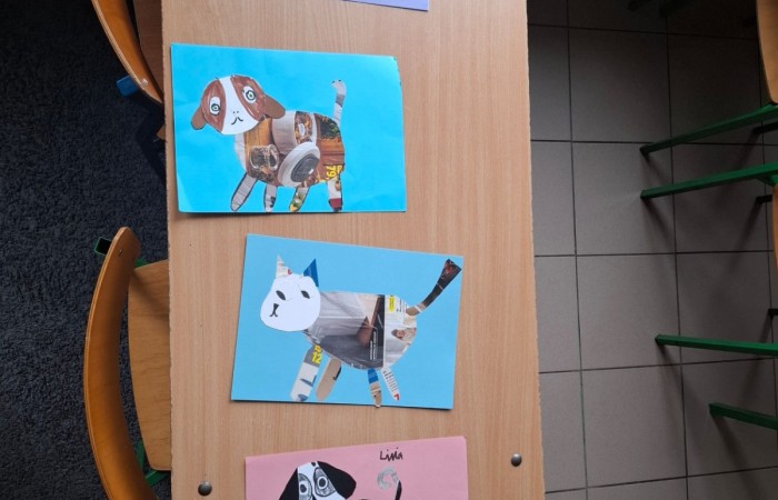 Z okazji Dnia Kundelka w naszej placówce odbyła się zbiórka karmy dla potrzebujących czworonogów. Dzięki ogromnemu zaangażowaniu dzieci i wsparciu rodziców udało się zebrać imponującą ilość darów, które trafiły do pobliskiego schroniska.

Z tej okazji dzieci z wielkim entuzjazmem przygotowały również piękne prace plastyczne inspirowane psimi przyjaciółmi. Ich wystawa ozdobiła sale i korytarze, wprowadzając wszystkich w radosny, psi klimat.

Serdecznie dziękujemy wszystkim darczyńcom za otwarte serca, życzliwość i wspólne świętowanie tego wyjątkowego dnia.