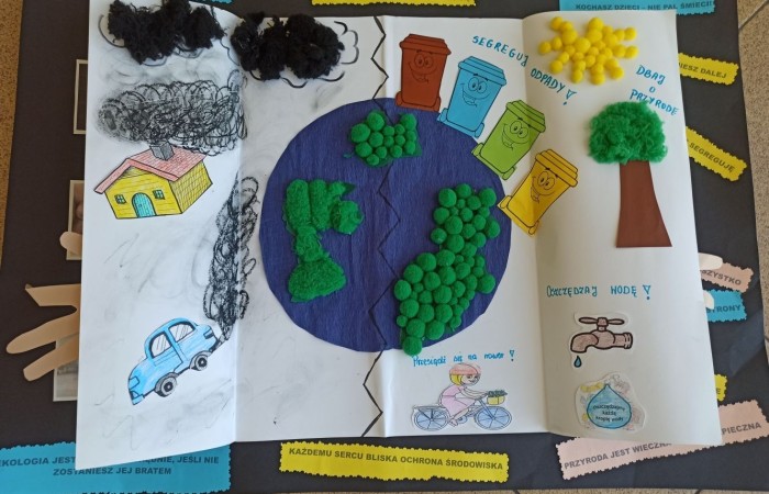 Z okazji Światowego Dnia Ziemi w naszej szkole odbyły się konkursy 
Matematyczny dla klas 4-8 