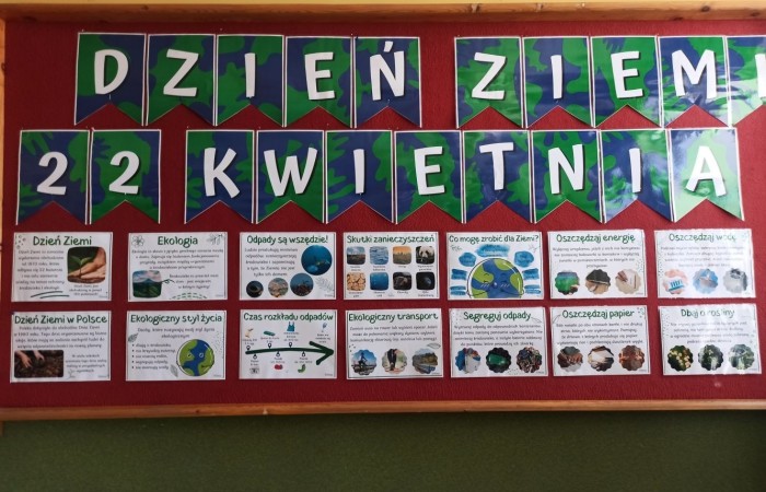 Z okazji Światowego Dnia Ziemi w naszej szkole odbyły się konkursy 
Matematyczny dla klas 4-8 