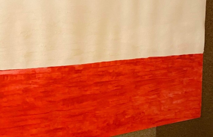 Flaga wykonana przez klasy 1